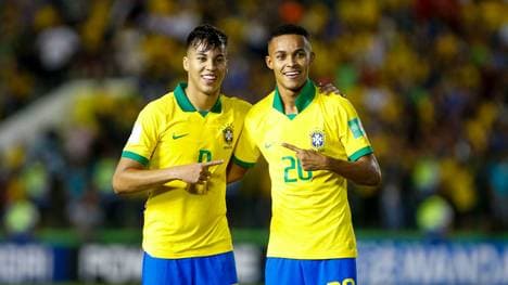 Kongeniales Stürmerduo: Kaio Jorge (l.) und Lazaro erzielten jeweils ein Tor