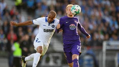 Erzgebirge Aue und der Karlsruher SC trennen sich Remis