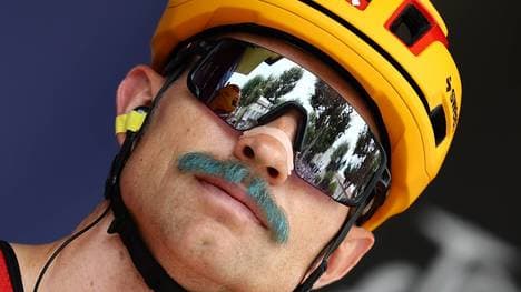 Magnus Cort Nielsen ist mit extravagantem Look unterwegs