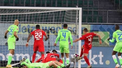 Willi Orban erzielte das 2:2 für RB Leipzig gegen den VfL Wolfsburg