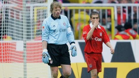 Oliver Kahn und Philipp Lahm beim FC Bayern