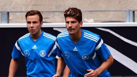 Mario Götze und Mario Gomez