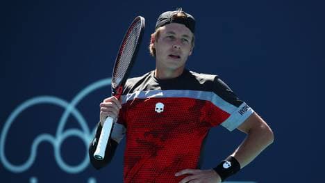 Ilya Ivashka rastete beim ATP-Turnier in St. Petersburg aus.