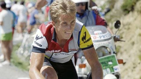 Greg LeMond siegt 1986 in Superbagnères