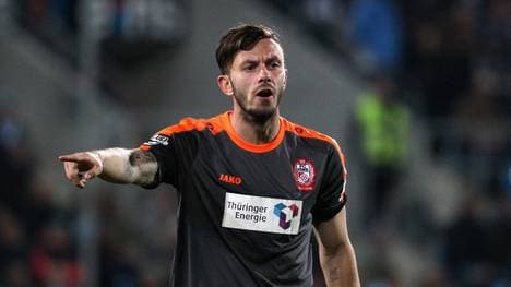 Carsten Kammlott von Rot-Weiß Erfurt wurde vom DFB für drei Spiele gesperrt