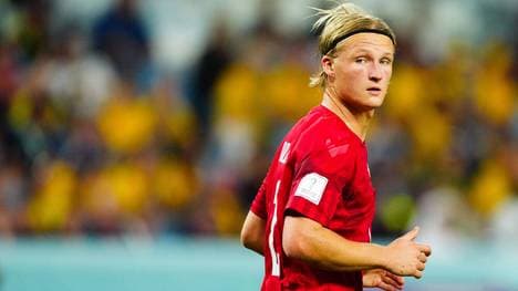 Kasper Dolberg gehört bis Saisonende zum Aufgebot der TSG Hoffenheim