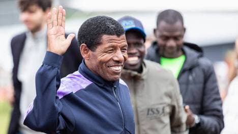 Haile Gebrselassie sorgt bei einer Lauf-Veranstaltung in Herzogenaurach für Aufsehen