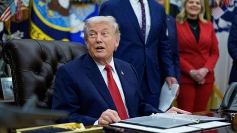 Donald Trump im Oval Office