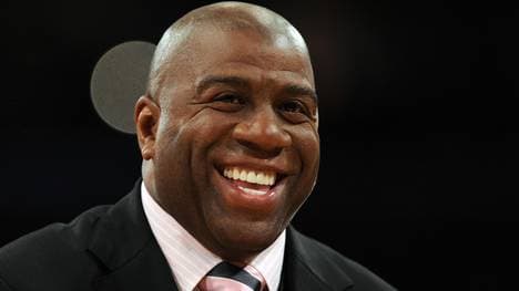 Los Angeles' Lakers legend Magic Johnson