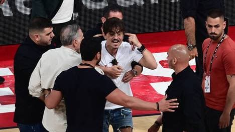 Dimitris Giannakopoulos sorgte während des griechischen Finales für Ärger