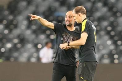 Als Guardiola und Tuchel der Kellnerin Angst machten