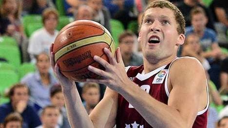 Janis Strelnieks ist lettischer Nationalspieler