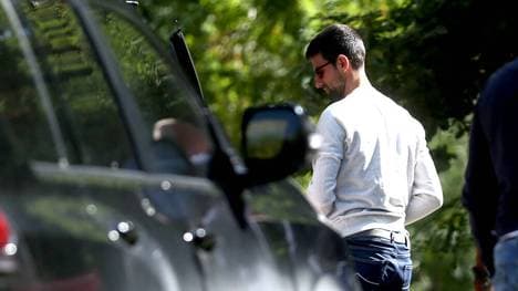 Novak Djokovic bei einem Besuch der "bosnischen Pyramiden" im Sommer 2021