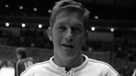 Der junge Hans Zach im Jahr 1969