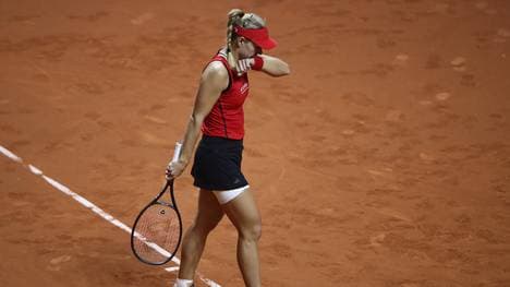 Angelique Kerber plagt sich mit einer Oberschenkelverletzung herum