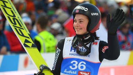 Silje Opseth bejubelte zunächst den vermeintlich ersten Sieg ihrer Karriere