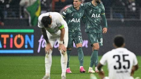 Enttäuschte Frankfurter nach dem Aus