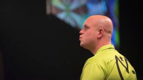 Michael van Gerwen warf in der 1. Runde des German Darts Masters Martin Schindler aus dem Turnier