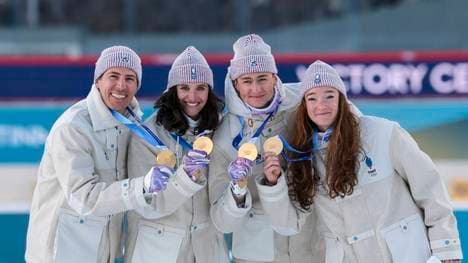 Frankreichs Mixed-Staffel holte Gold