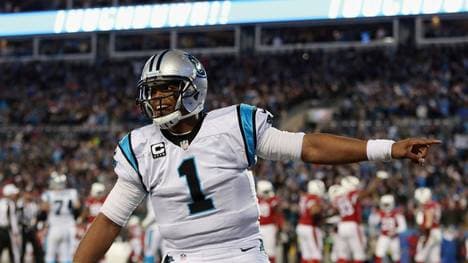 Cam Newton feiert seine Rückkehr nach Carolina