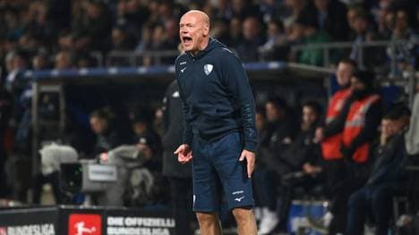 Trainer Uwe Rösler tritt mit dem VfL Bochum gegen Holstein Kiel an