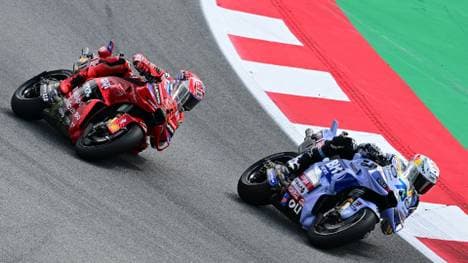 Alex (r.) und Marc Márquez lieferten sich ein enges Rennen