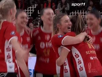 Der SC Potsdam steht im DVV-Cup-Finale in Mannheim. Bei starken Ladies in Black Aachen, zeigen die Brandenburgerinnen große Qualitäten. Potsdam punktet immer, wenn sie müssen.