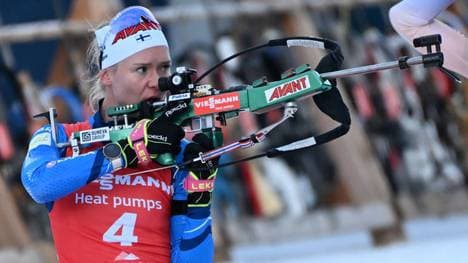 Suvi Minkkinen ist die große Überraschung der Biathlon-Saison