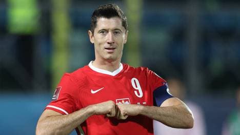 Robert Lewandowski traf für Polen auch gegen San Marino