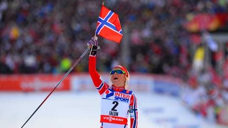 Therese Johaug gewann souverän die Goldmedaille