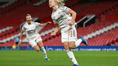Pernille Harder war im Old Trafford nicht zu stoppen