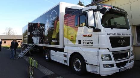 Biathlon-Wachstruck des DSV im Jahr 2011