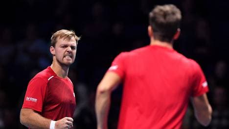 Kevin Krawietz und Andreas Mies feiern einen Auftakt nach Maß