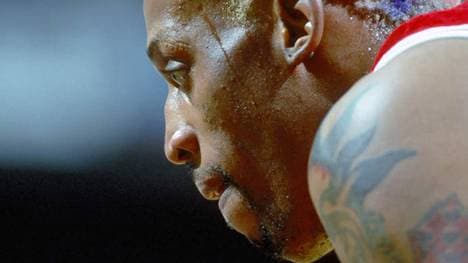 Dennis Rodman ist für sportlichen Topleistungen und Eskapaden bekannt