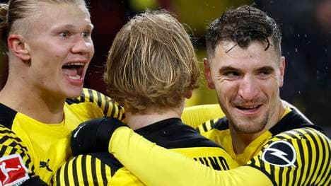 Thomas Meunier (r.) kam im Sommer 2020 zum BVB 