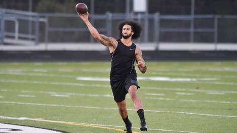 Colin Kaepernick hält sich weiter für seine Chance in der NFL fit