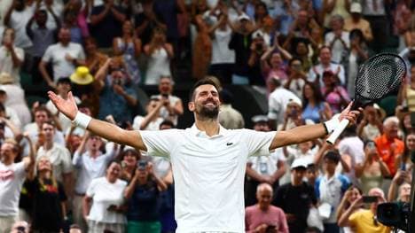 Novak Djokovic steht im Halbfinale von Wimbledon