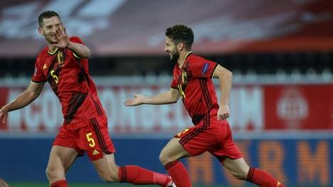 Dries Mertens (r.) traf gegen England per Freistoß
