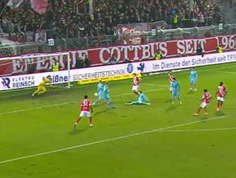 Energie Cottbus dreht wildes Spiel gegen Viktoria Köln