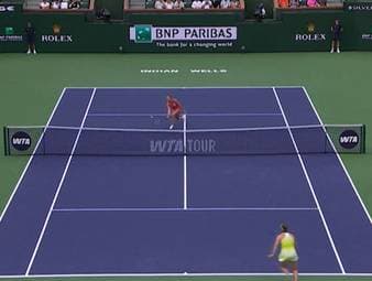 Aryna Sabalenka steht im Finale des WTA-Masters in Indian Wells. Gegen die Tschechin Linda Noskova gewann die Weltranglistenerste souverän mit 6:3, 6:4.
