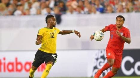 Junior Flemmings (l.) spielt für Jamaika