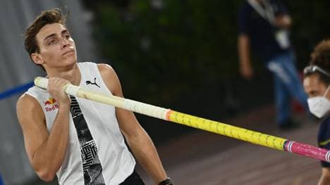 Armand Duplantis beim ISTAF Indoor in Düsseldorf dabei