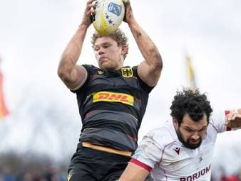 Deutsche Rugby-Hünen auf WM-Mission