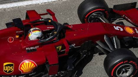 Sebastian Vettel hat auf der Hausstrecke von Ferrari große Probleme