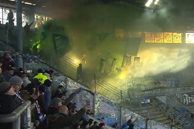 Pyro-Show in Liga 3! Das könnte teuer werden