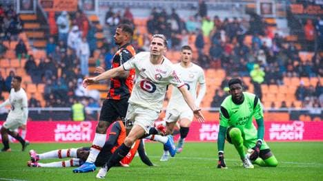 Romain Perraud eröffnete den Torreigen für OSC Lille