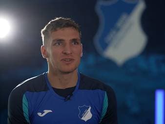 Bundesliga-Topspiel zwischen der TSG Hoffenheim und dem FC Bayern München. Grischa Pröbel mit einer Kampfansage an die Bayern. 