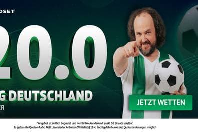 ODDSET 20,0 Quotenboost für Deutschland-Sieg gegen die Schweiz am 27.03.26