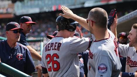 Max Kepler gewann mit den Twins gegen Detroit