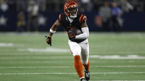 Ja'Marr Chase auf dem Weg zum entscheidenden Touchdown